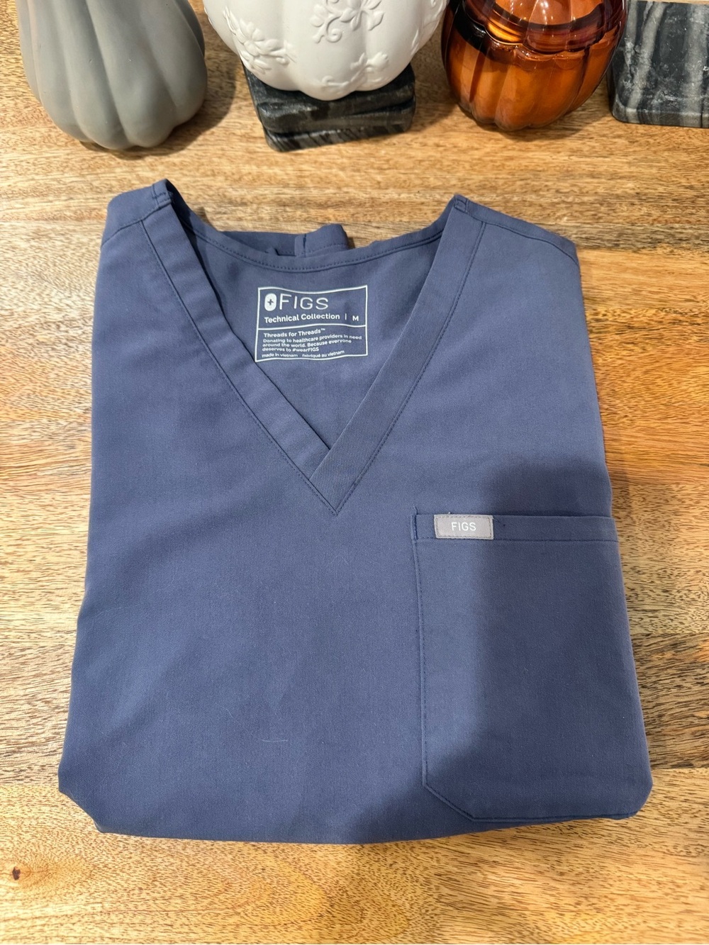 FIGS Space Navy Catarina Scrub Top